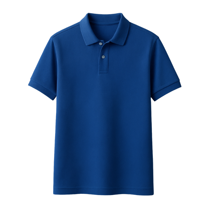 Polo Yaka Düz T-Shit - Görünüm 1
